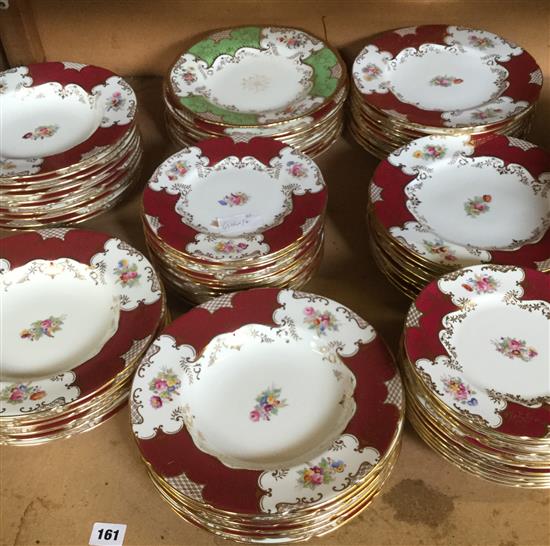 Qty Coalport plates